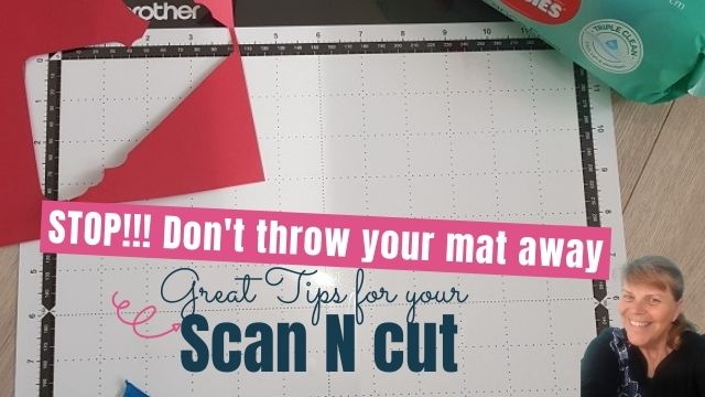 Don't throw your Scan N Cut mat away! - Create With Sue