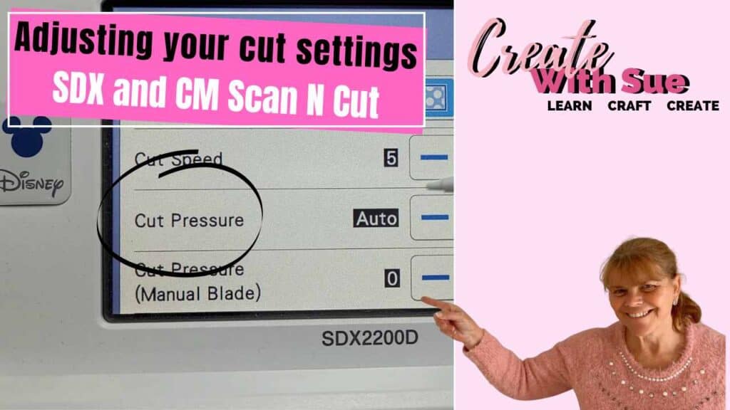 Main picture for Adjusting the cutting depth of your Scan N Cut both SDX and CM models