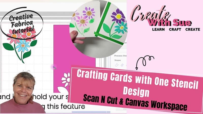 Main picture for the Crafting Cards with One Stencil Design Using ScanNCut lessons