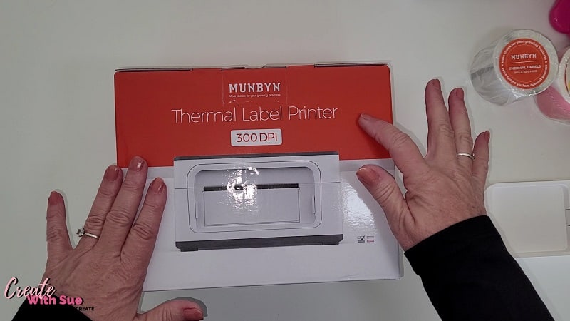 My very first thermal printer for  creating DIY labels at home. The Munbyn Thermal Printer boxed ready for unboxing tutorial.