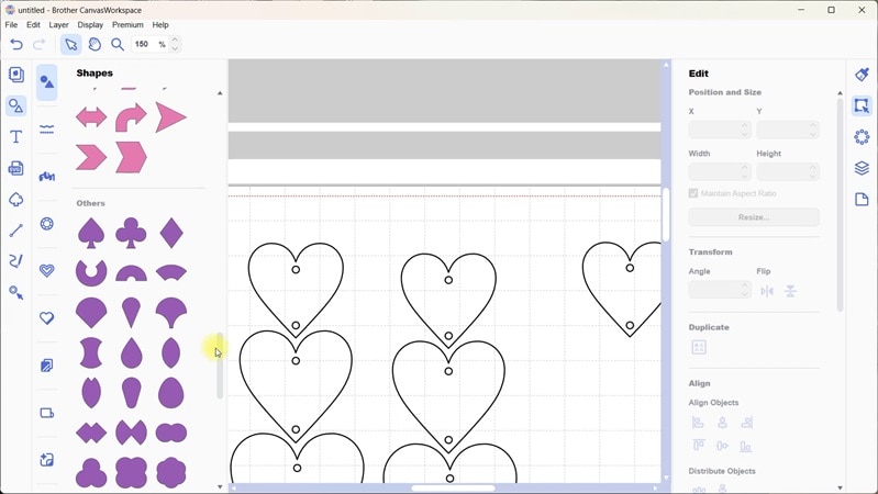Check the left hand shape menu in Canvas Workspace for shapes that you can use to create earrings with. 